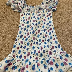 love shack fancy Kodie mini dress sz xs